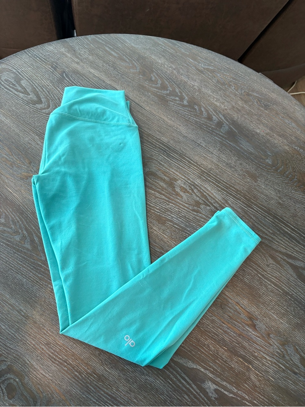 ALO Yoga Teal Leggings - Stretch Athletic Bottoms